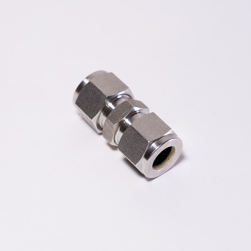 Unión Recta 1/2” OD Acero Inoxidable (SS 316)