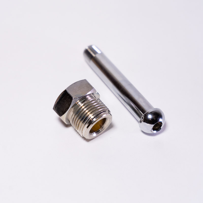 Niple para conexión a cilindro  Acetileno C2H2