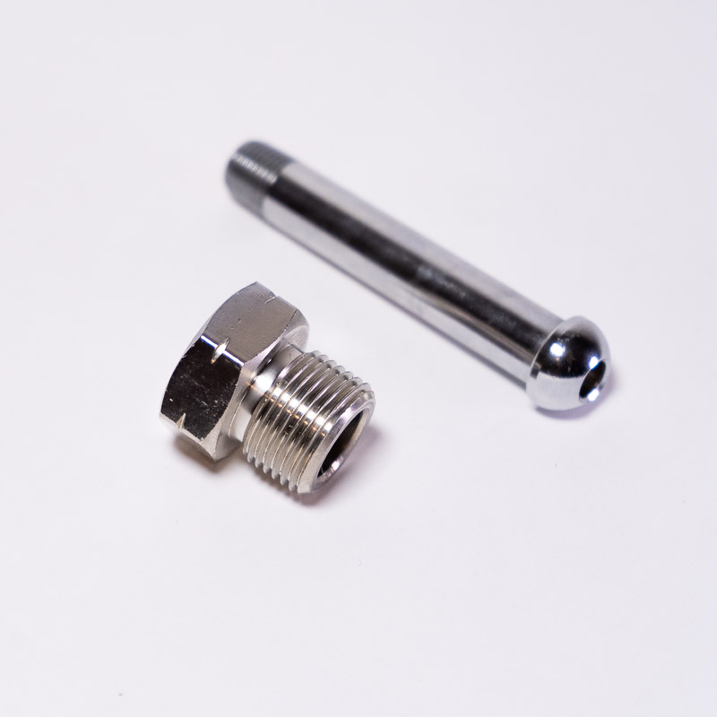 Niple para conexión a cilindro Hidrógeno