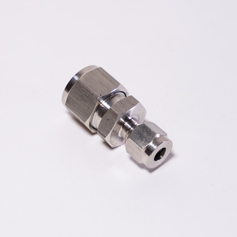 Unión Recta Reducción 1/2” OD x 1/4” OD (ss 316)