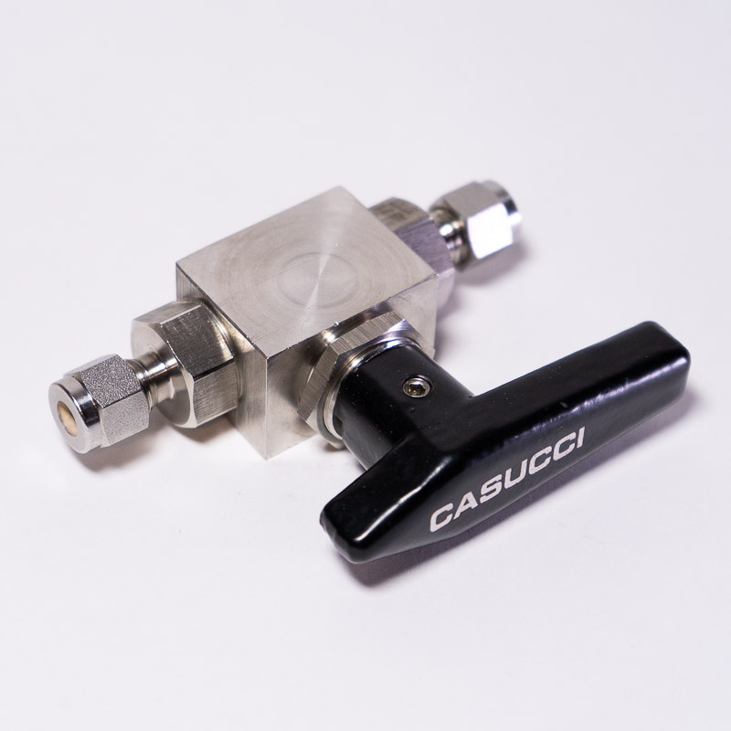 Válvula de 2 vías con conexión 1/4