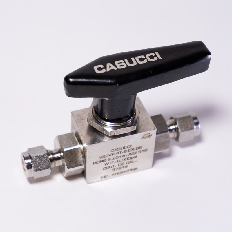 Válvula de 2 vías con conexión 1/4