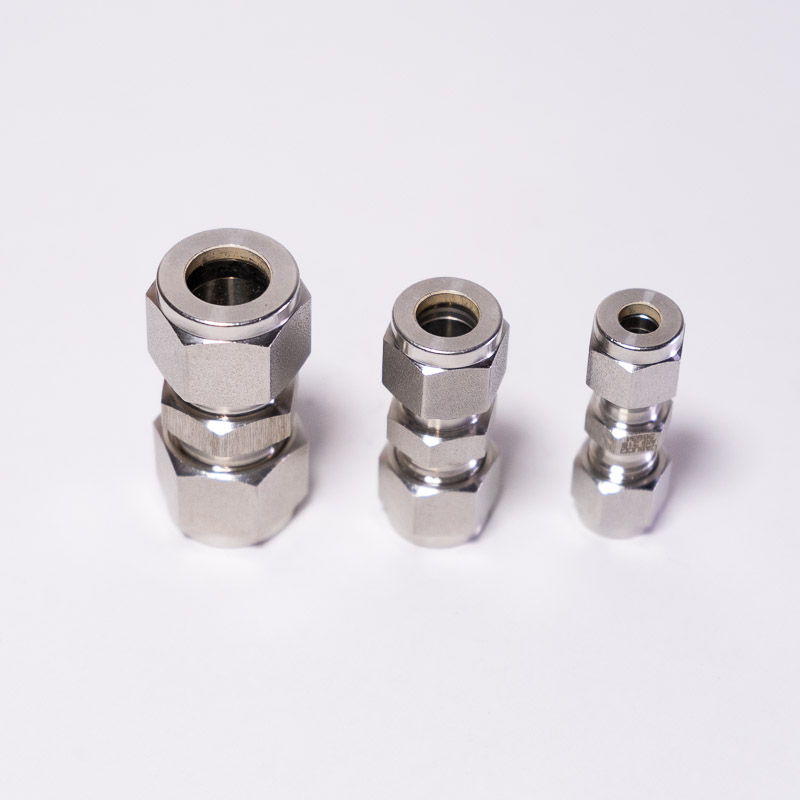 Unión Recta 1/2” OD Acero Inoxidable (SS 316)