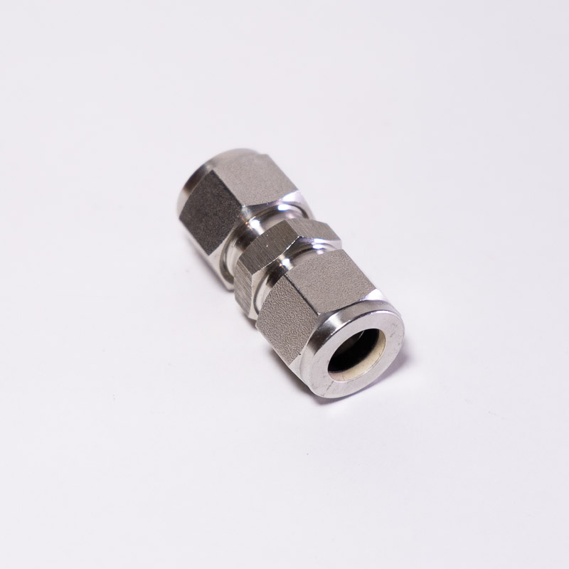 Unión Recta 1/2” OD Acero Inoxidable (SS 316)