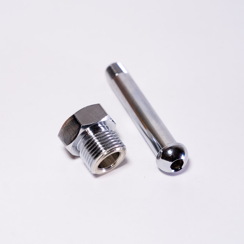 Niple para conexión a cilindro gases inertes 