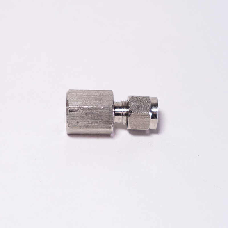 CONECTOR RECTO PARA TUBO 1/4