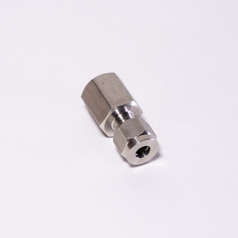 CONECTOR RECTO PARA TUBO 1/4