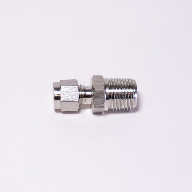 CONECTOR RECTO PARA TUBO 1/4