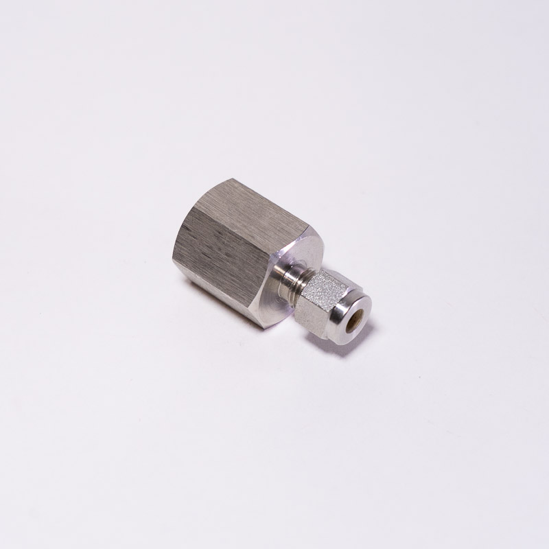CONECTOR RECTO PARA TUBO 1/4