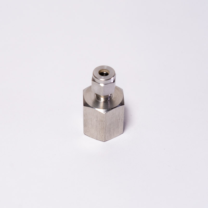 CONECTOR RECTO PARA TUBO 1/4